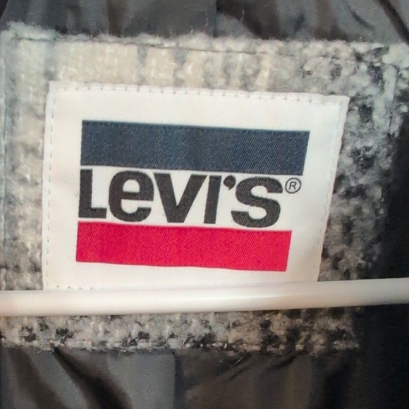 Women's Levi's Wool Puffer Jacket Size medium - Picture 2 of 13